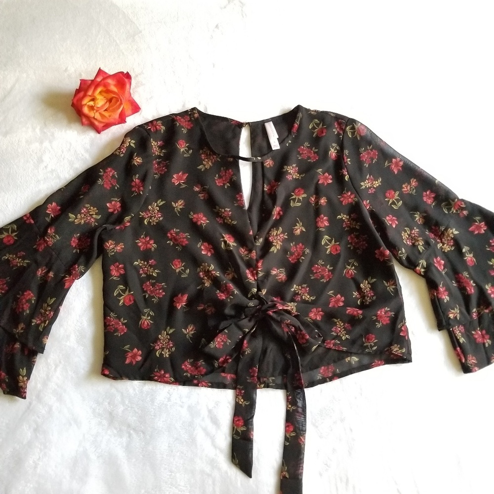 FROLIC | Floral Crop Top